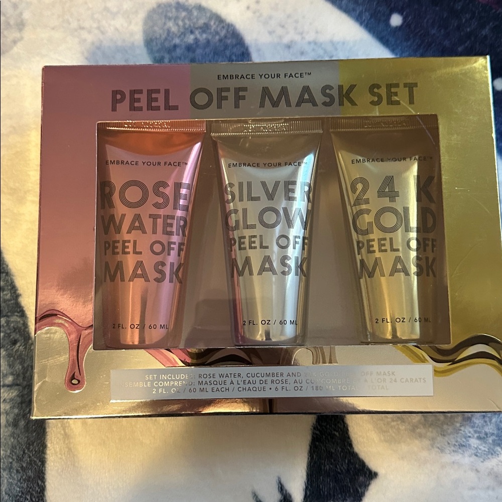 Peel Off Mask Set - Rose, Silver, Gold